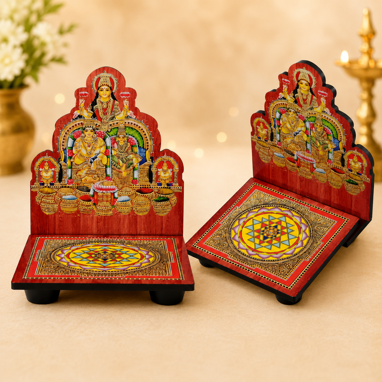 Kubera Lakshmi Diya Stand